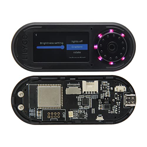 LILYGO T-Embed ESP32-S3 IOT Embedded Panel für programmierbare Entwicklungsplatine mit 4,8 cm IPS Color TFT LCD TTGO Wireless Modul (T-Embed Black Version) von LILYGO