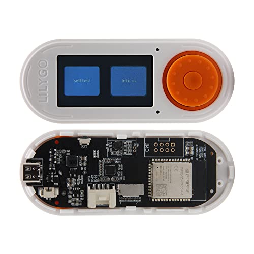 LILYGO T-Embed ESP32-S3 IOT Embedded Panel für programmierbare Entwicklungsplatine mit 4,8 cm IPS Color TFT LCD TTGO Wireless Modul (T-Embed White Version) von LILYGO