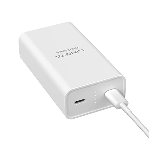 LIMETA 10000mAh Type-C Power Bank - Beep Locator - Bidirektionale 18W Schnelllade-USB-C Ports - Beep für Power Level - Sehbehindertenfreundlicher Beeper - Kompatibel mit iPhone, iPad und mehr LIMETA 10000mAh Type-C Power Bank - Beep Locator - Bidirektionale 18W Schnelllade-USB-C Ports - Beep für Power Level - Sehbehindertenfreundlicher Beeper - Kompatibel mit iPhone, iPad und mehr von LIMETA