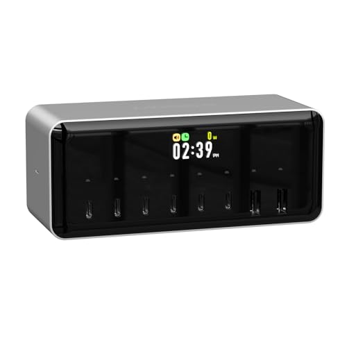 LIMETA MDSS2 200W Charging Station, 6 Anschlüsse, USB-C, 2 USB-A-Anschlüsse, Schnellladen, intelligente Leistungsaufteilung, Bildschirmanzeige mit Timer-Lade-/Weckfunktion, App-Verbindung. LIMETA MDSS2 200W Charging Station, 6 Anschlüsse, USB-C, 2 USB-A-Anschlüsse, Schnellladen, intelligente Leistungsaufteilung, Bildschirmanzeige mit Timer-Lade-/Weckfunktion, App-Verbindung. von LIMETA