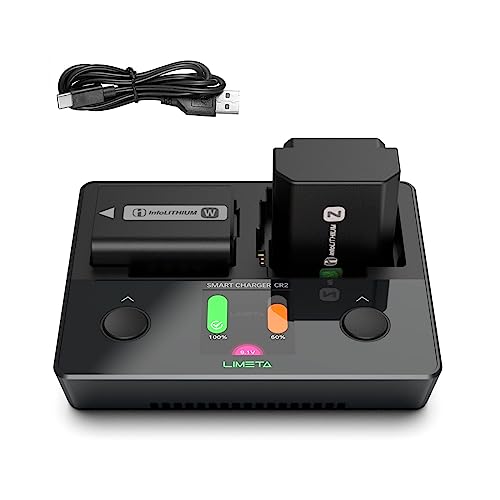LIMETA NP-FZ100 NP-FW50 NP-BX1 Dual Schnelle Kamera Akku Ladegerät für Sony USB Typ C Smart LCD Kamera Schnellladung für Sony-Akkus Cyber-Shot DSC-RX100 DSC-RX100 II DSC-RX100M II... LIMETA NP-FZ100 NP-FW50 NP-BX1 Dual Schnelle Kamera Akku Ladegerät für Sony USB Typ C Smart LCD Kamera Schnellladung für Sony-Akkus Cyber-Shot DSC-RX100 DSC-RX100 II DSC-RX100M II... von LIMETA
