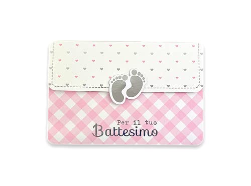 LINA OFFICINE GRAFICHE CREATIVE Grußkarte für Taufe, Mädchen, Taufe, Geschenk, inkl. Umschlag, Magnetverschluss, 11,50 x 16,50 cm, rosa Schach, HBGFTBqcb LINA OFFICINE GRAFICHE CREATIVE Grußkarte für Taufe, Mädchen, Taufe, Geschenk, inkl. Umschlag, Magnetverschluss, 11,50 x 16,50 cm, rosa Schach, HBGFTBqcb von LINA OFFICINE GRAFICHE CREATIVE