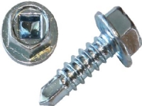 LINDAB Lüftungsschraube U42, selbstbohrend 4,2x13 mm mit reduziertem Bohrkopf, galvanisch verzinkt, Sechskantkopf 1/4. 1 Pk.=1000 Stk. von LINDAB