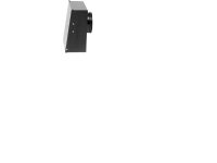 LINDAB Wandventilator VKC 125C, schwarz lackiert, außen an der Wand montiert, Luftstrom max. 238 m³/h oder 145 m³/h v/150 Pa, 230V, 62W, IP44. von LINDAB