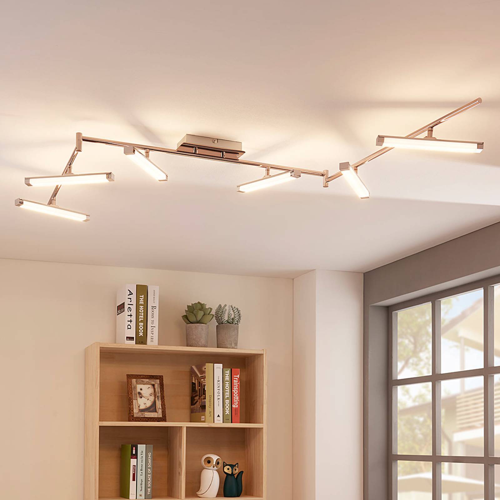 Lindby LED-Deckenleuchte Pilou, 6-flg., dimmbar, chrom Lindby LED-Deckenleuchte Pilou, 6-flg., dimmbar, chrom von LINDBY
