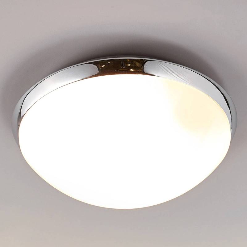 Bad-Deckenleuchte Mijo mit Chromrand, IP44 von LINDBY