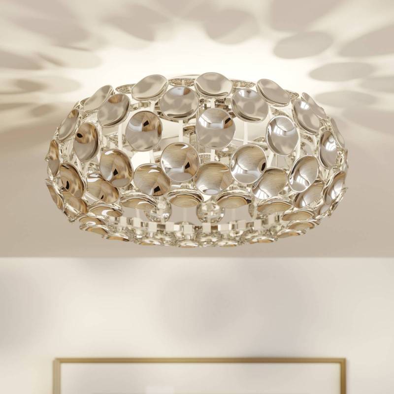 Lindby Deckenlampe Reza, Ø 48 cm, chromfarben, E14 von LINDBY