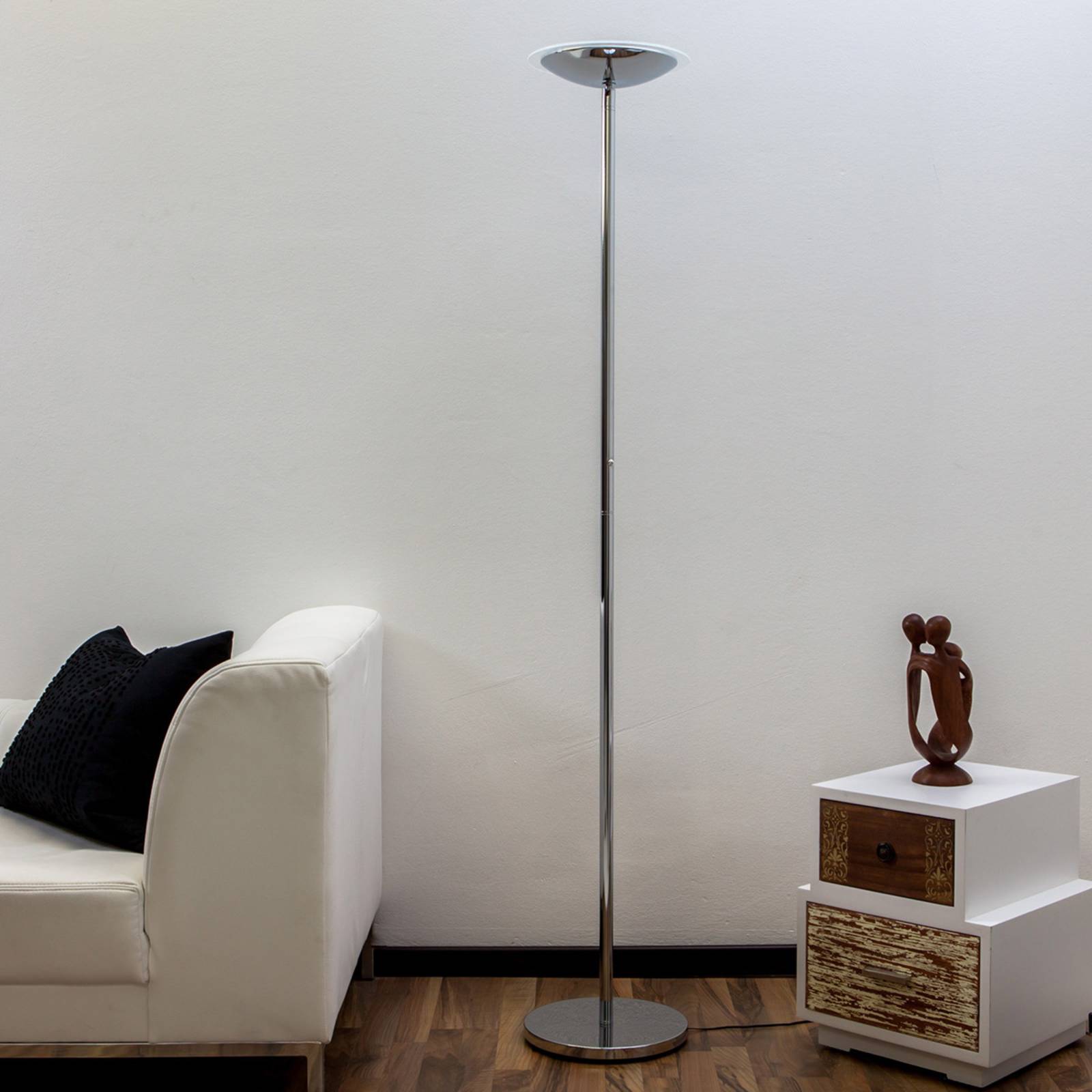 Lindby LED-Stehlampe Malea, chromfarben, dimmbar, 180 cm Lindby LED-Stehlampe Malea, chromfarben, dimmbar, 180 cm von LINDBY