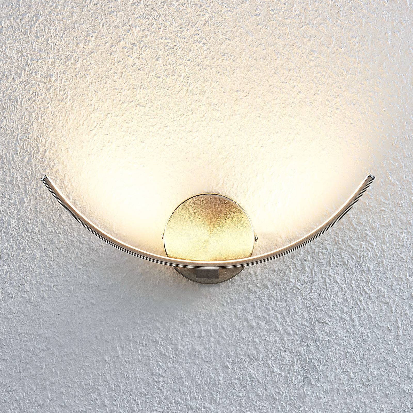 Lindby LED-Wandleuchte Iven, Breite 34 cm, nickel, 3.000 K Lindby LED-Wandleuchte Iven, Breite 34 cm, nickel, 3.000 K von LINDBY