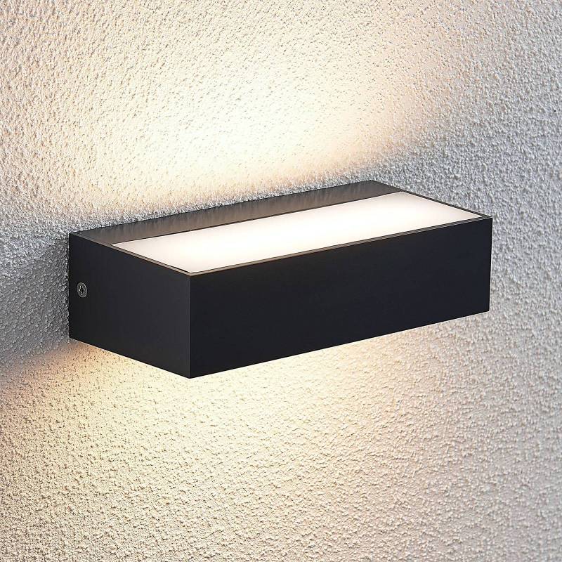 Lindby LED-Außenwandlampe Nienke, 17 cm, seewasserfest, IP65 von LINDBY
