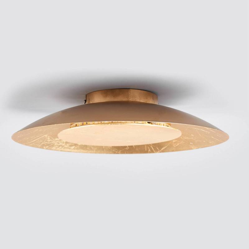 Lindby LED-Deckenleuchte Keti, Ø 35 cm, gold, rund, Metall von LINDBY