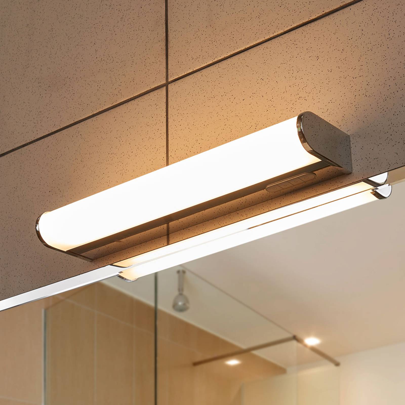 LED-Wandleuchte Jesko Bad 3.000-6.500K, 33cm LED-Wandleuchte Jesko Bad 3.000-6.500K, 33cm von LINDBY