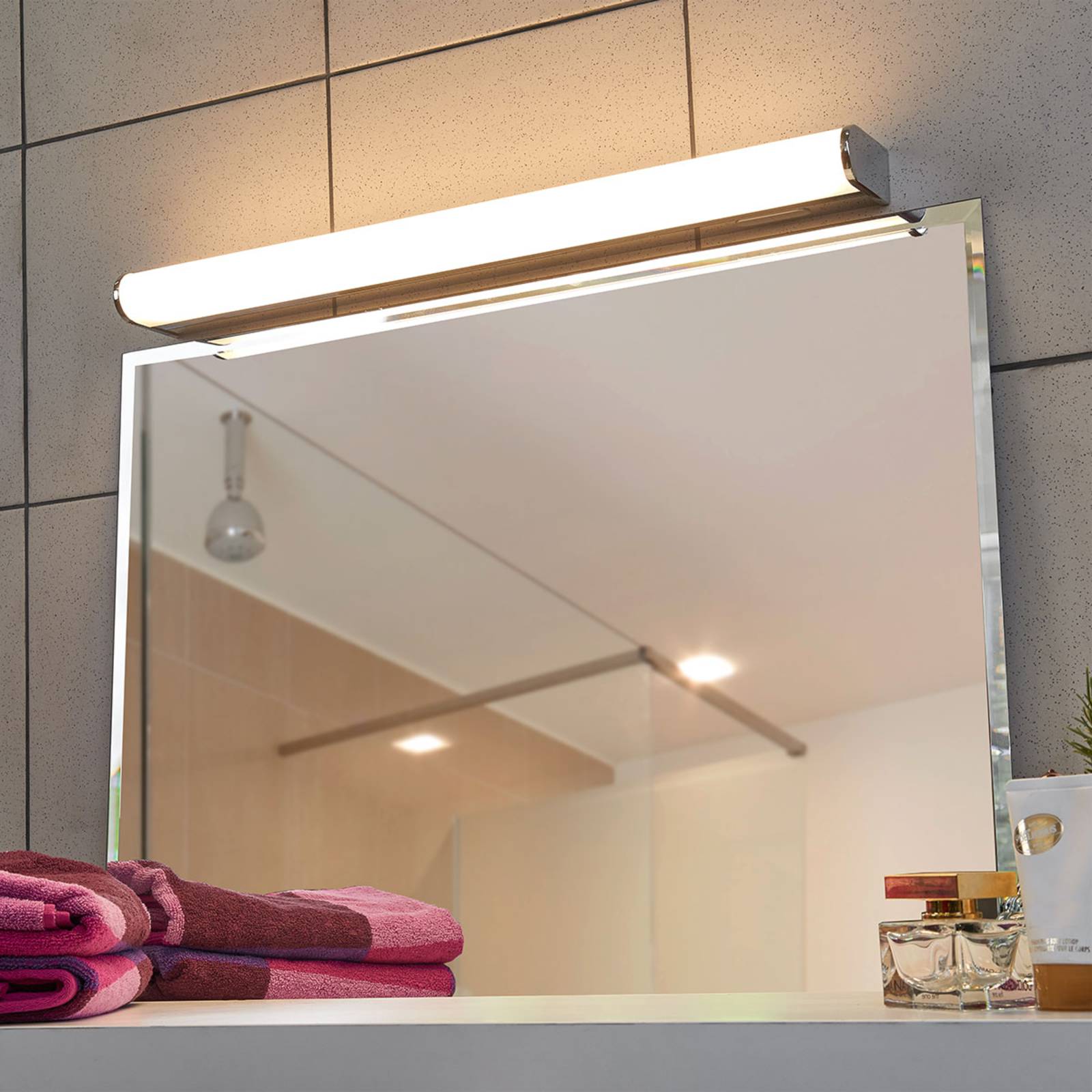 LED-Wandleuchte Jesko Bad 3.000-6.500K, 59cm LED-Wandleuchte Jesko Bad 3.000-6.500K, 59cm von LINDBY