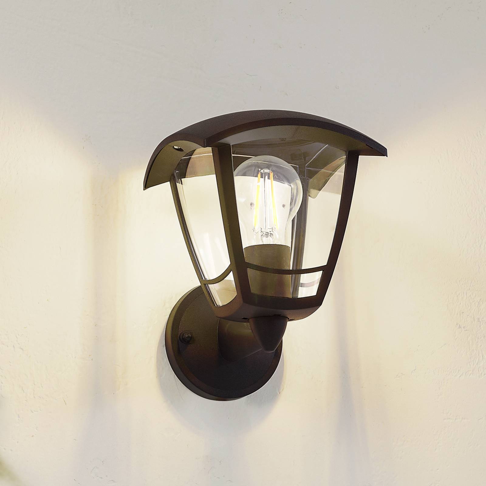 Lindby Außenwandlampe Isidoro, schwarz, Laterne, Kunststoff Lindby Außenwandlampe Isidoro, schwarz, Laterne, Kunststoff von LINDBY