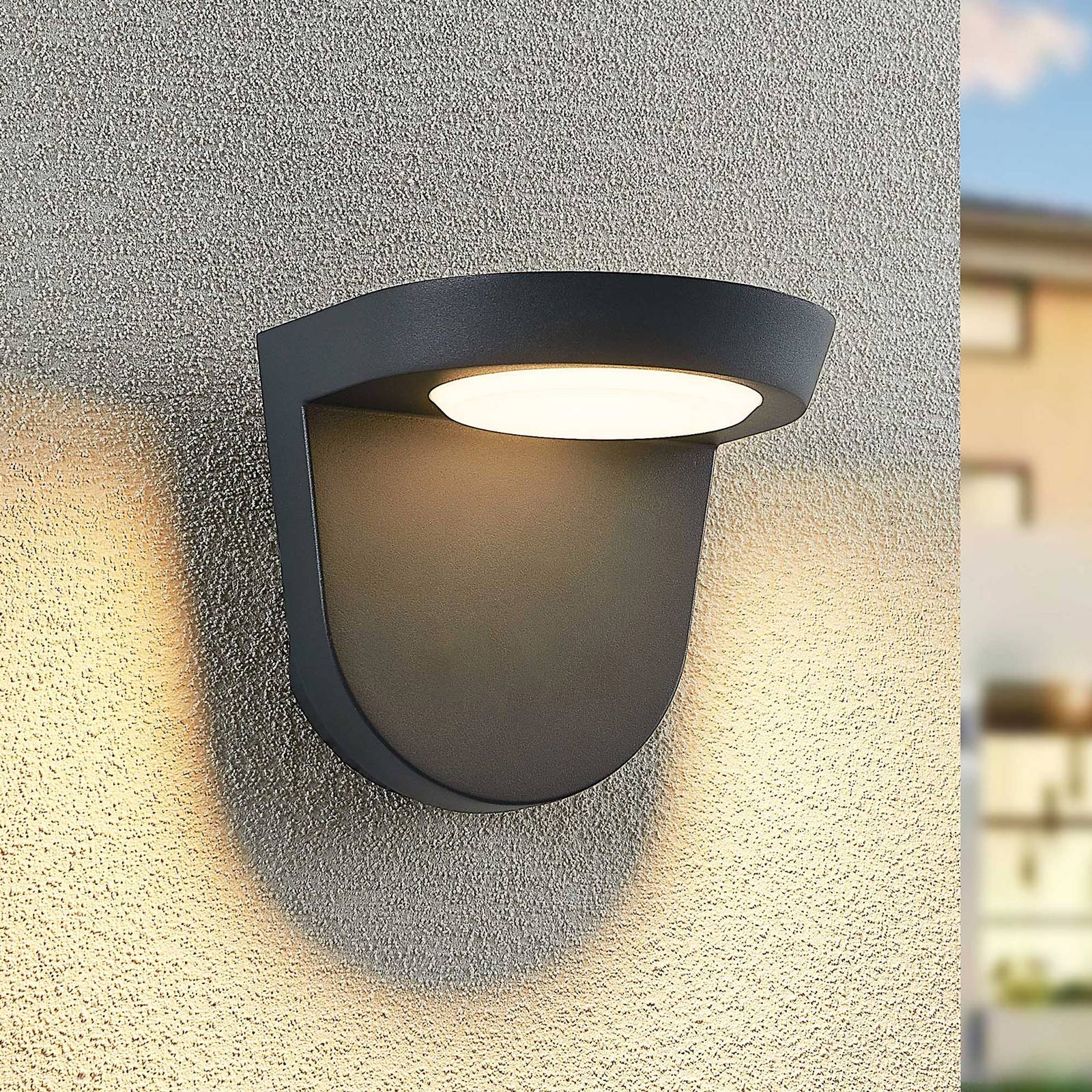 Lindby Carmelo LED-Außenwandleuchte, dunkelgrau Lindby Carmelo LED-Außenwandleuchte, dunkelgrau von LINDBY