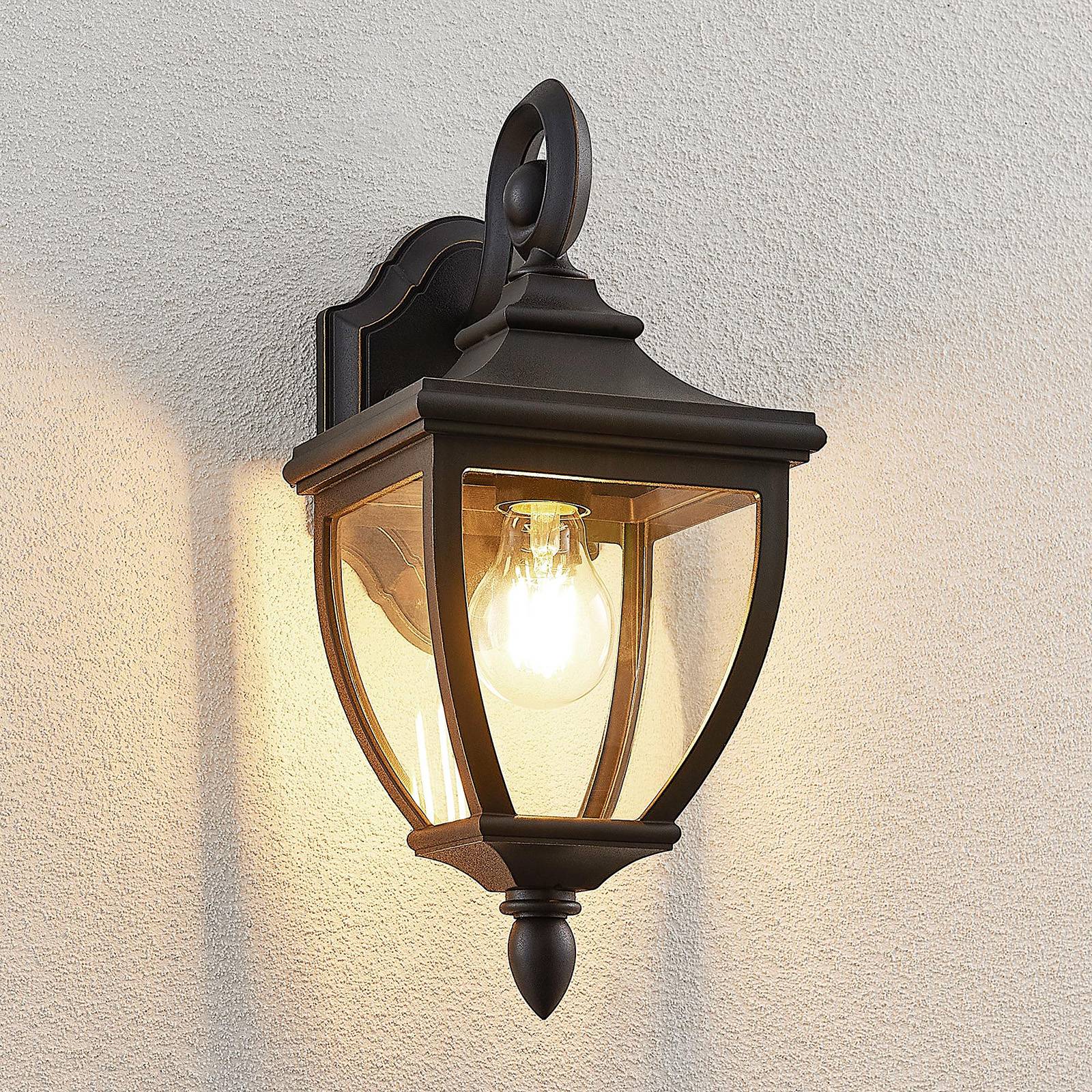 Lindby Cerys Außenwandlampe in Schwarz von LINDBY