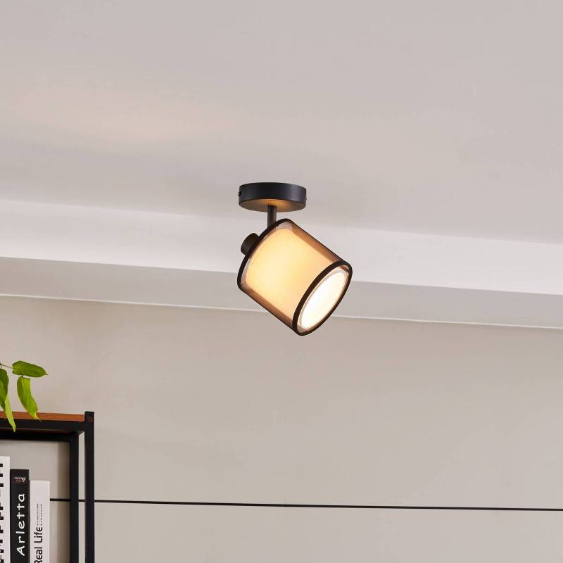 Lindby Chizoma Deckenspot 1-flammig Stoff-Schirm von LINDBY