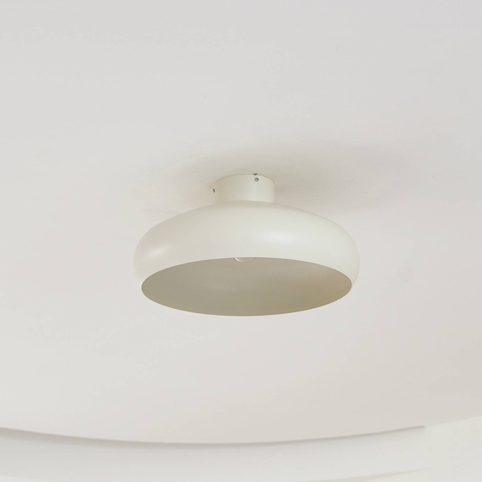 Lindby Deckenleuchte Elover, beige, Ø 45 cm, Eisen Lindby Deckenleuchte Elover, beige, Ø 45 cm, Eisen von LINDBY