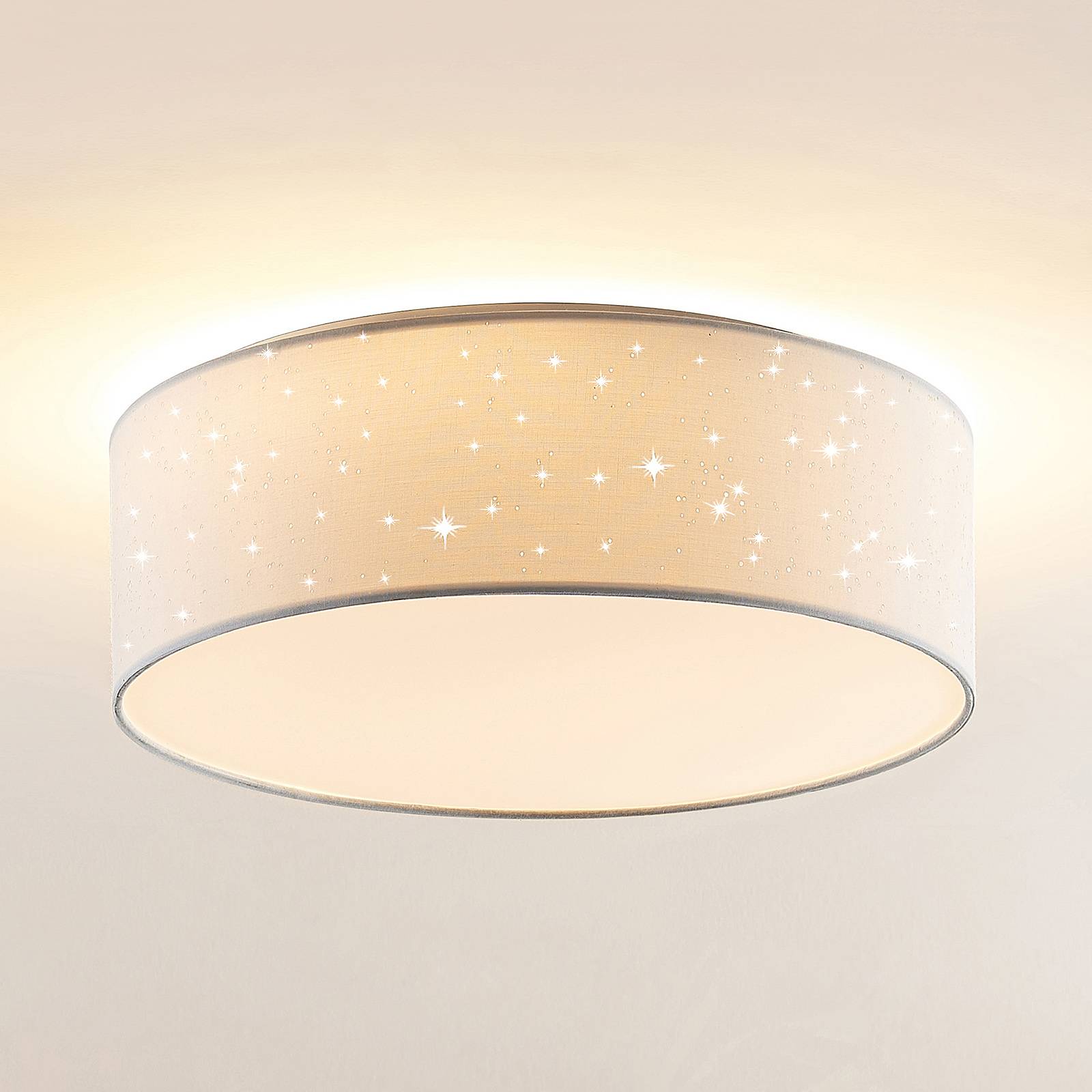 Lindby Ellamina LED-Deckenleuchte, 40 cm, weiß von LINDBY