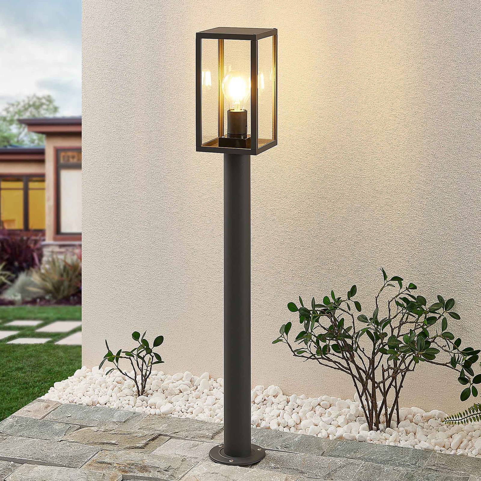 Lindby Wegeleuchte Filimon, 80 cm, anthrazit, IP44, E27 Lindby Wegeleuchte Filimon, 80 cm, anthrazit, IP44, E27 von LINDBY