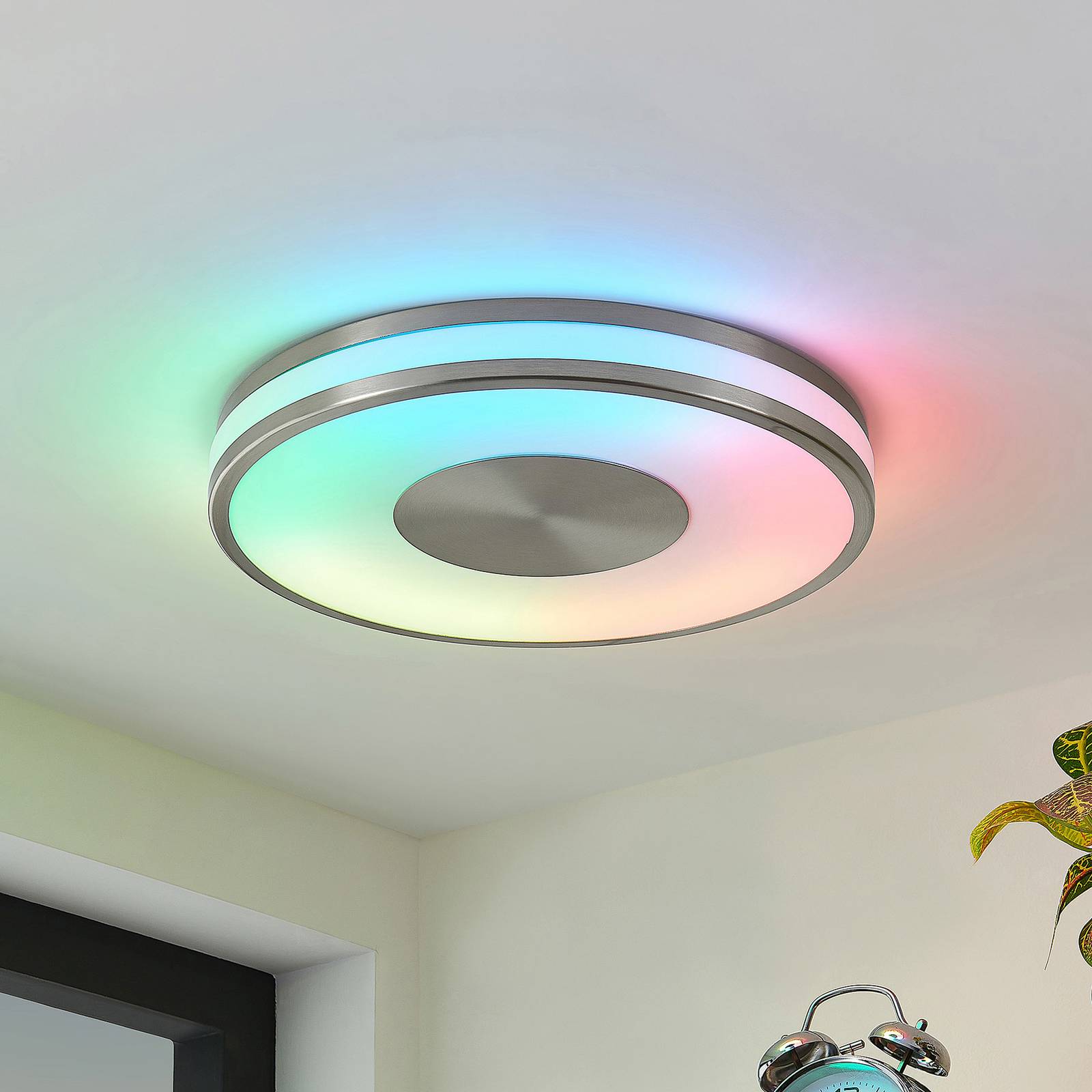 Lindby LED-Deckenlampe Fjella, RGB, CCT, Fernbedienung Lindby LED-Deckenlampe Fjella, RGB, CCT, Fernbedienung von LINDBY