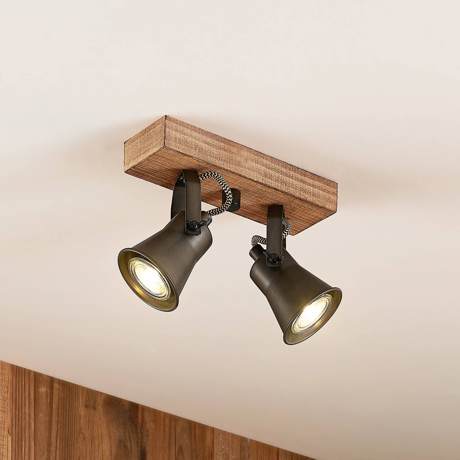 Lindby Grandesa Deckenstrahler, zweiflammig Lindby Grandesa Deckenstrahler, zweiflammig von LINDBY