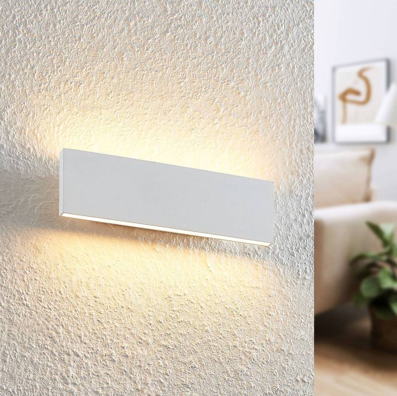 Lindby LED-Wandleuchte Ignazia, 28 cm, weiß, Metall, up/down von LINDBY