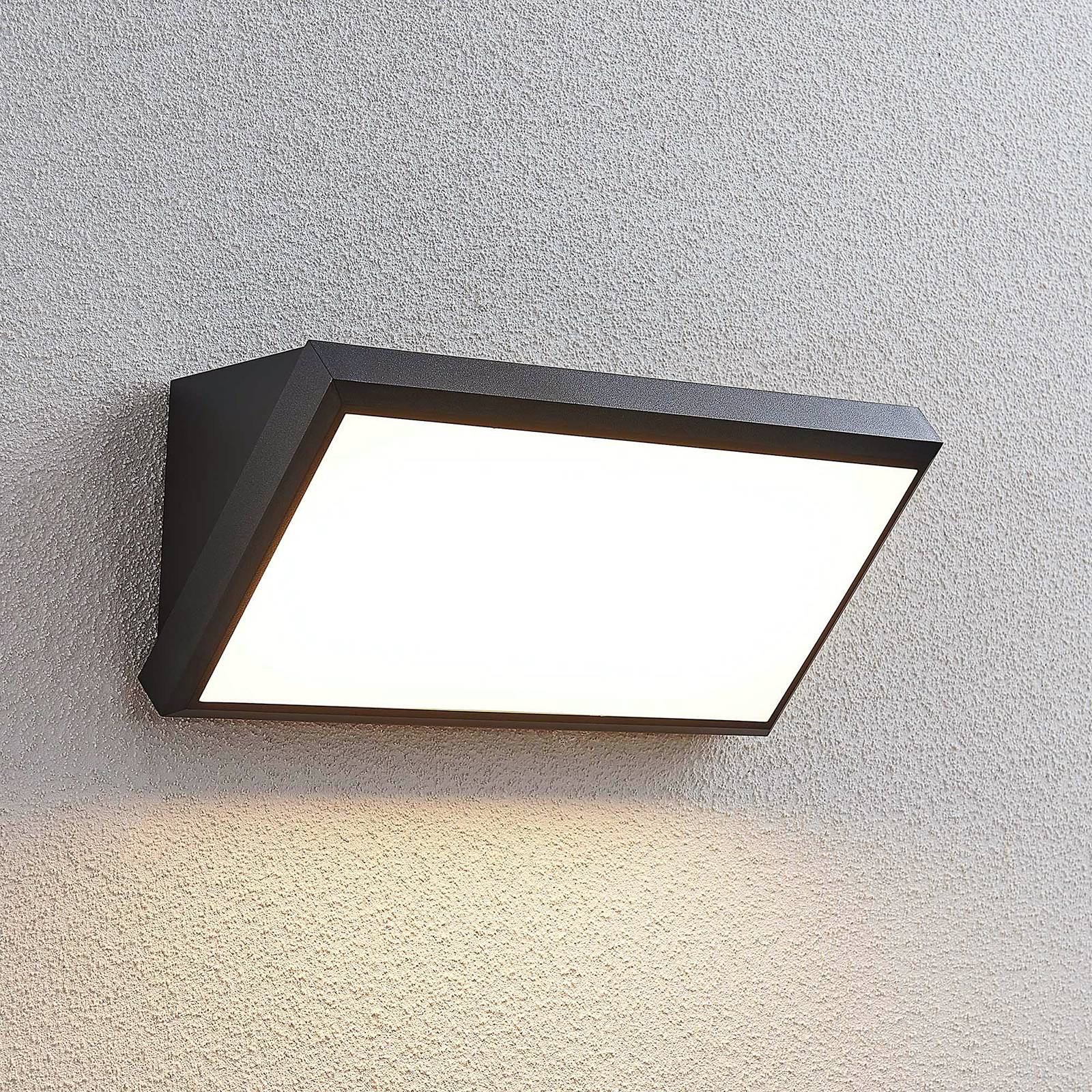 Lindby LED-Außenwandleuchte Abby, grau, Kunststoff, IP65 Lindby LED-Außenwandleuchte Abby, grau, Kunststoff, IP65 von LINDBY