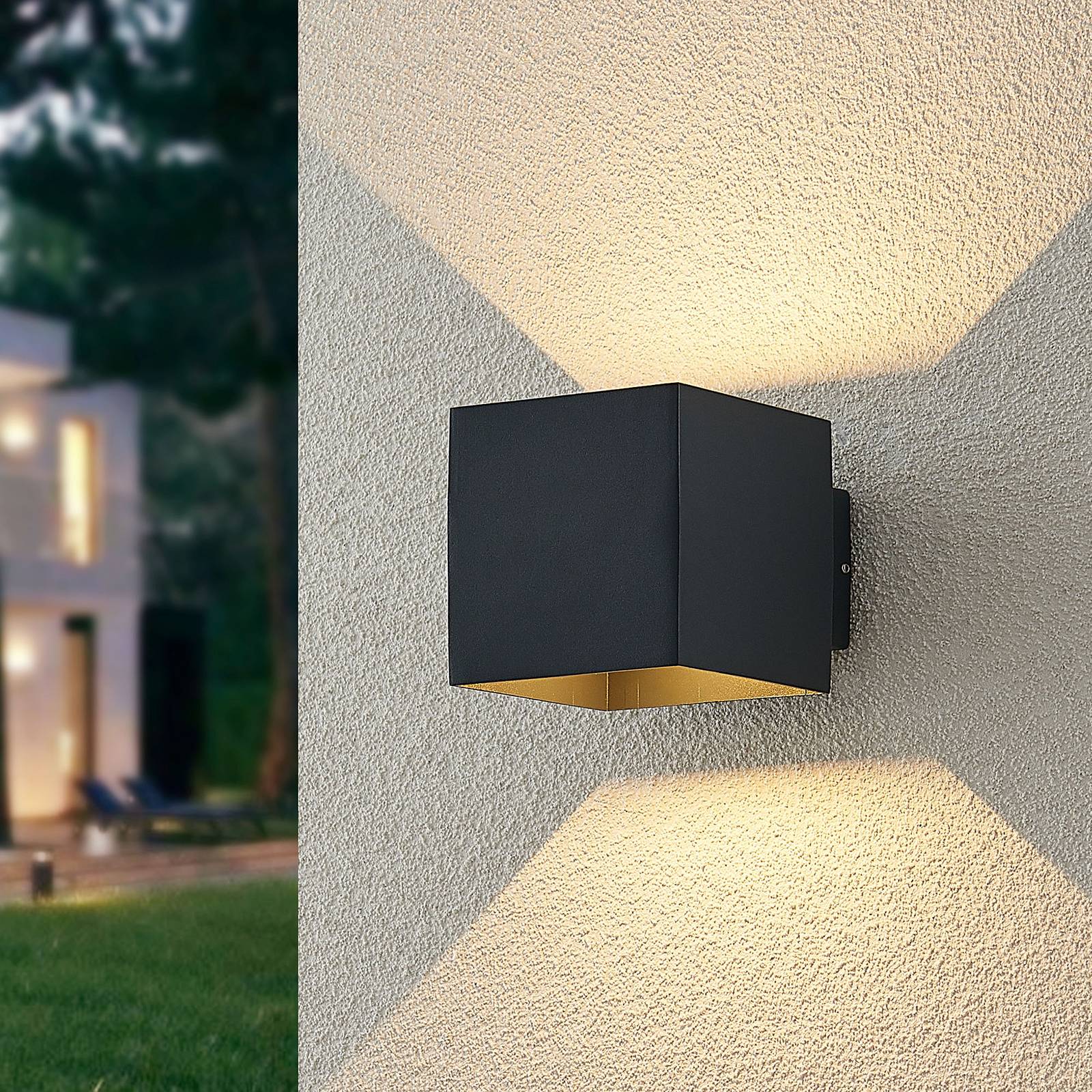 Lindby LED-Außenwandleuchte Esani, anthrazit, up/down, IP54 Lindby LED-Außenwandleuchte Esani, anthrazit, up/down, IP54 von LINDBY