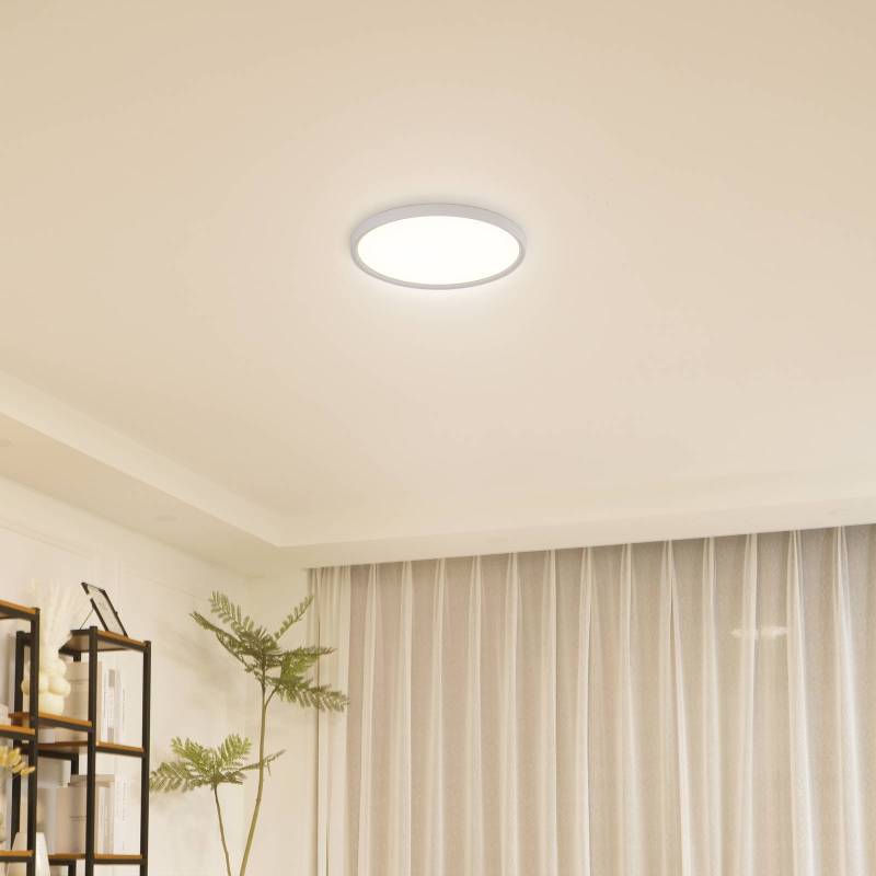Lindby LED-Deckenleuchte Pravin, Ø 40 cm, CCT, weiß von LINDBY