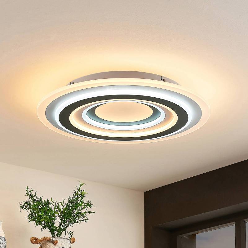 Lindby LED-Deckenleuchte Jazmina, 50 cm, CCT, Fernbedienung von LINDBY