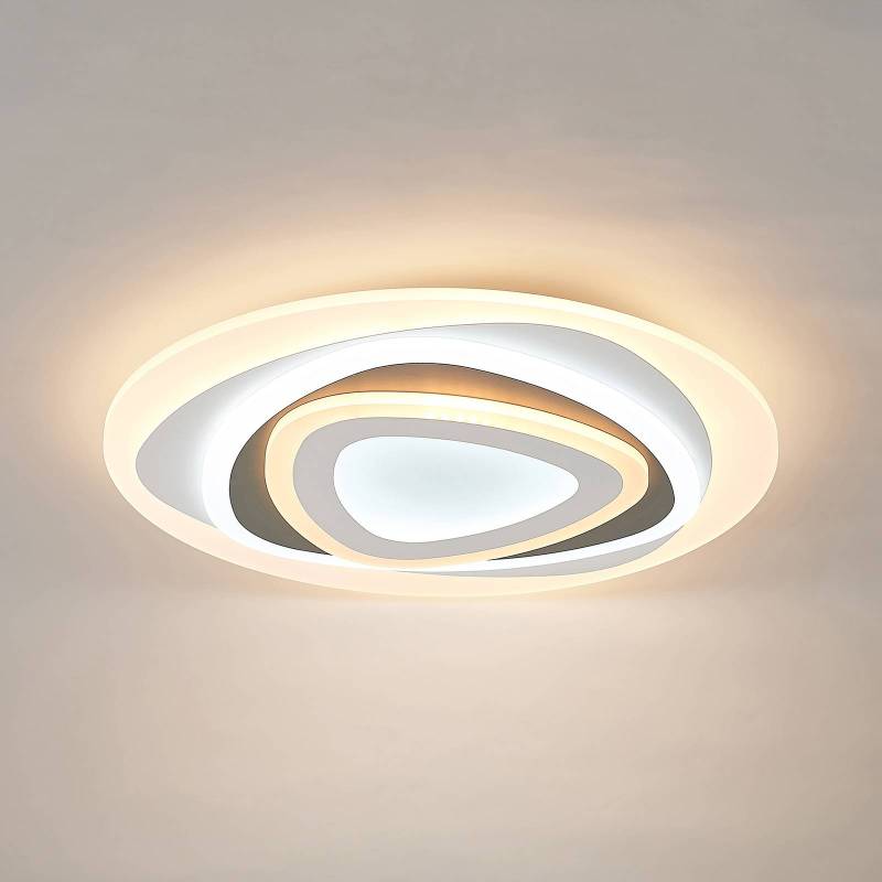 Lindby LED-Deckenleuchte Rebeka, Ø 50 cm, CCT, Fernbedienung von LINDBY