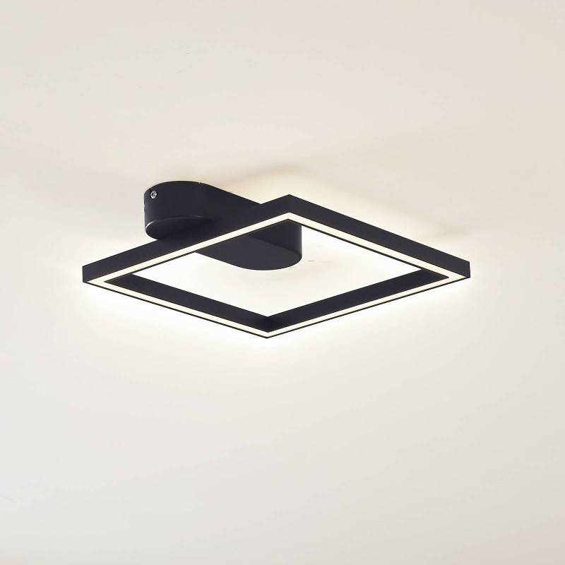 Lindby LED-Deckenleuchte Yulla, schwarz von LINDBY