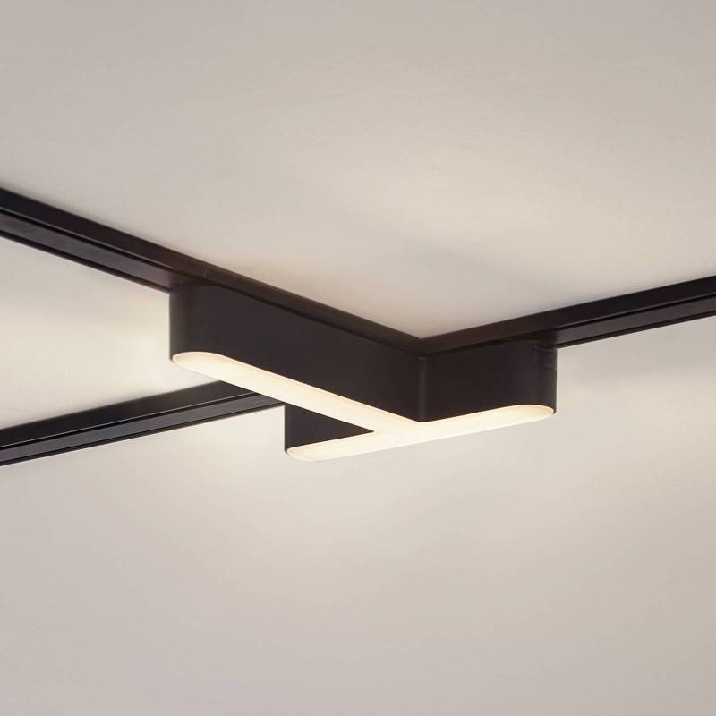 Lindby LED-Leiste 48 V Lumaro, schwarz, T-Form, dimmbar von LINDBY