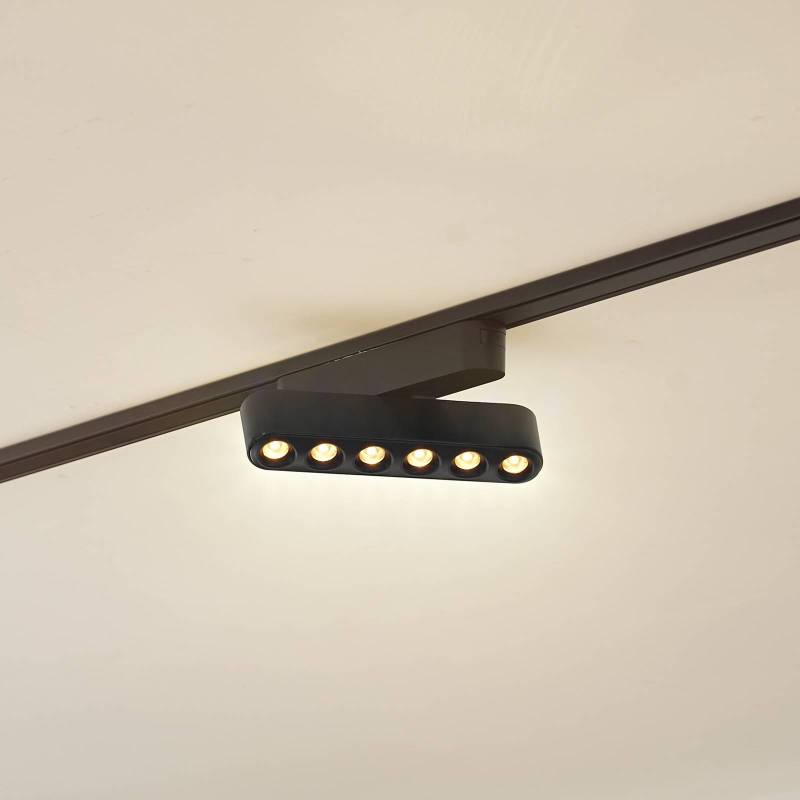 Lindby LED-Leiste 48V Lumaro,schwarz,6Points,drehbar,dimmbar von LINDBY