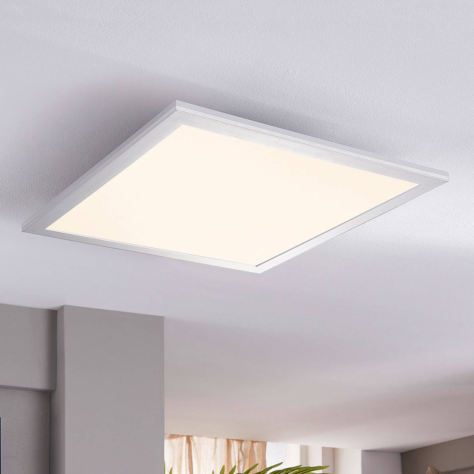 Lindby LED-Panel Livel, 2er-Set, 4.000 K, 40 x 40 cm, silber Lindby LED-Panel Livel, 2er-Set, 4.000 K, 40 x 40 cm, silber von LINDBY