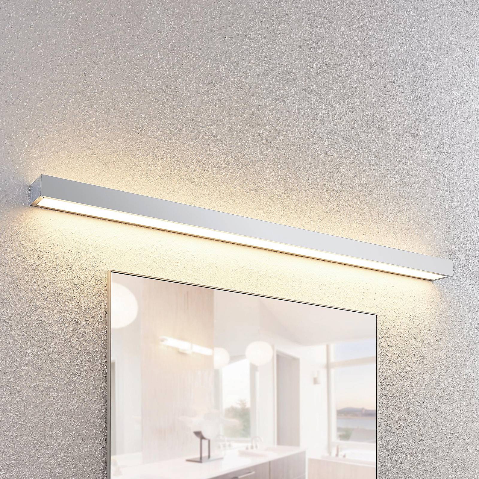Lindby LED-Bad-Wandleuchte Layan, 120 cm, chrom, Metall Lindby LED-Bad-Wandleuchte Layan, 120 cm, chrom, Metall von LINDBY