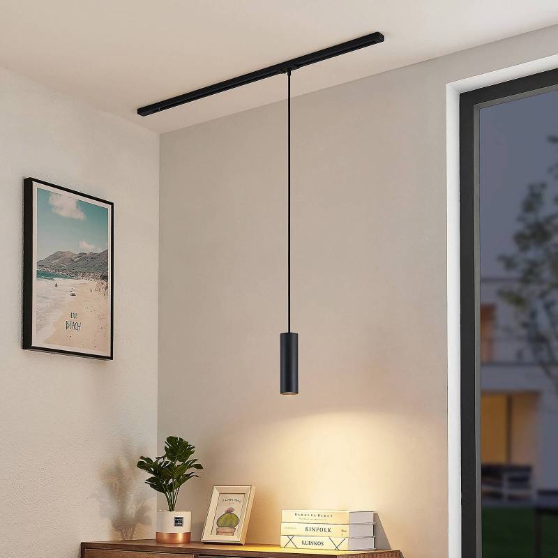 Lindby Pendellampe Linaro, 20 cm, schwarz, 1-Phasen, GU10 von LINDBY