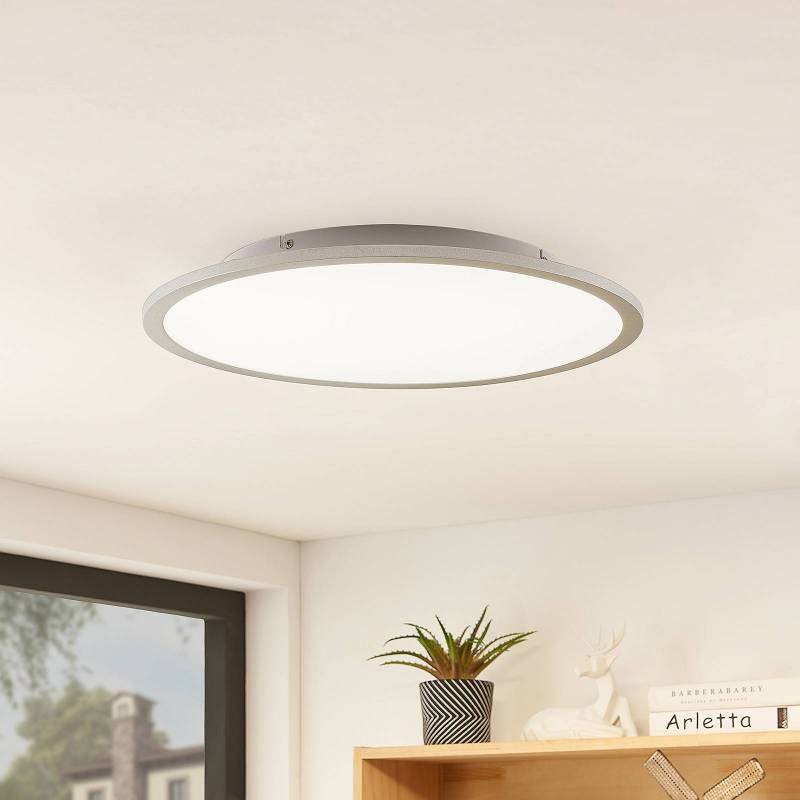 Lindby LED-Deckenlampe Narima, 4.000 K, Ø 50 cm, silber von LINDBY