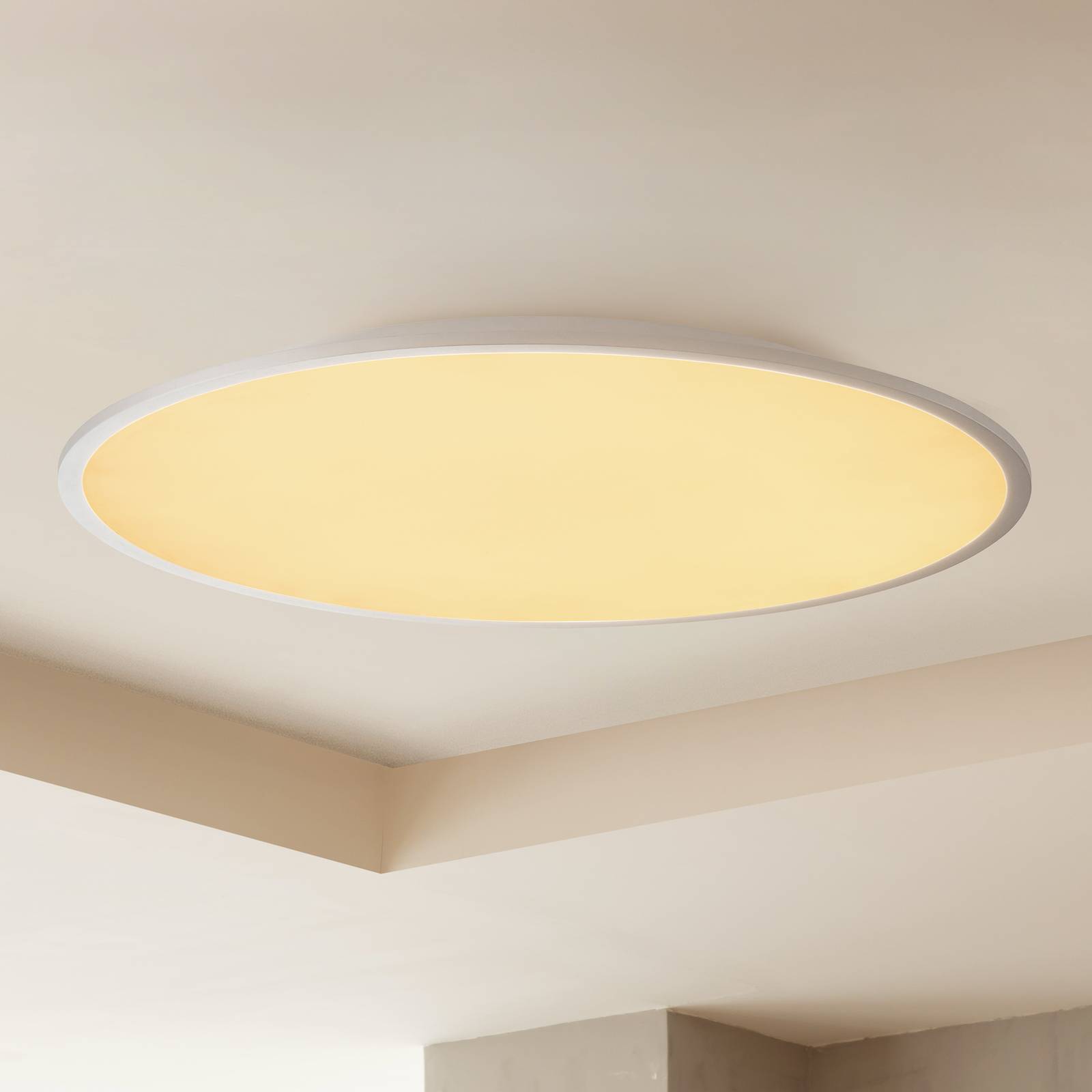Lindby LED-Deckenlampe Narima, CCT, Ø 80 cm, silber Lindby LED-Deckenlampe Narima, CCT, Ø 80 cm, silber von LINDBY