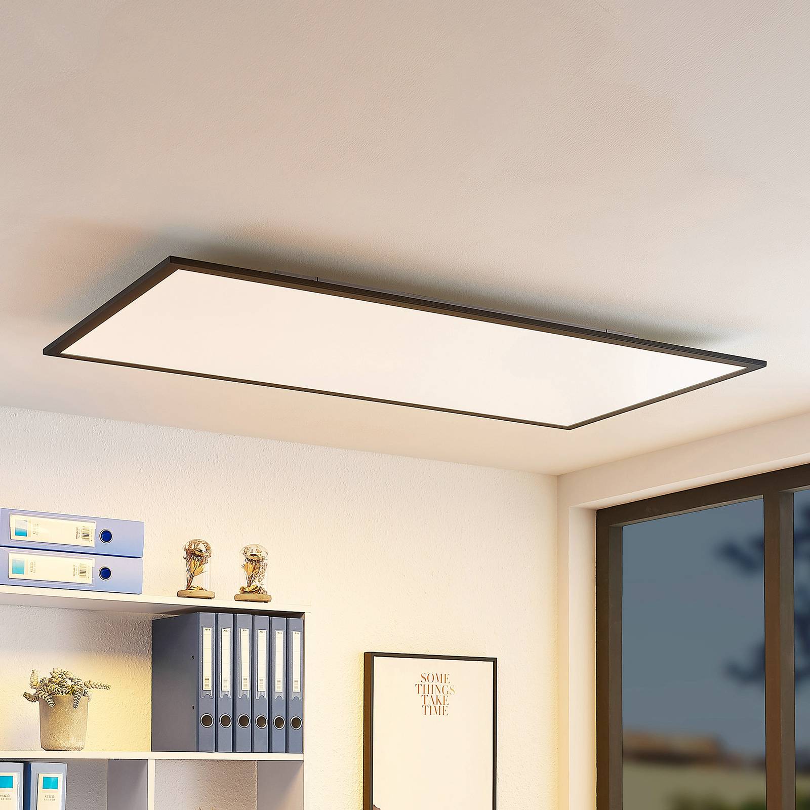 Lindby Nelios LED-Deckenleuchte, CCT 120 x 60 cm von LINDBY