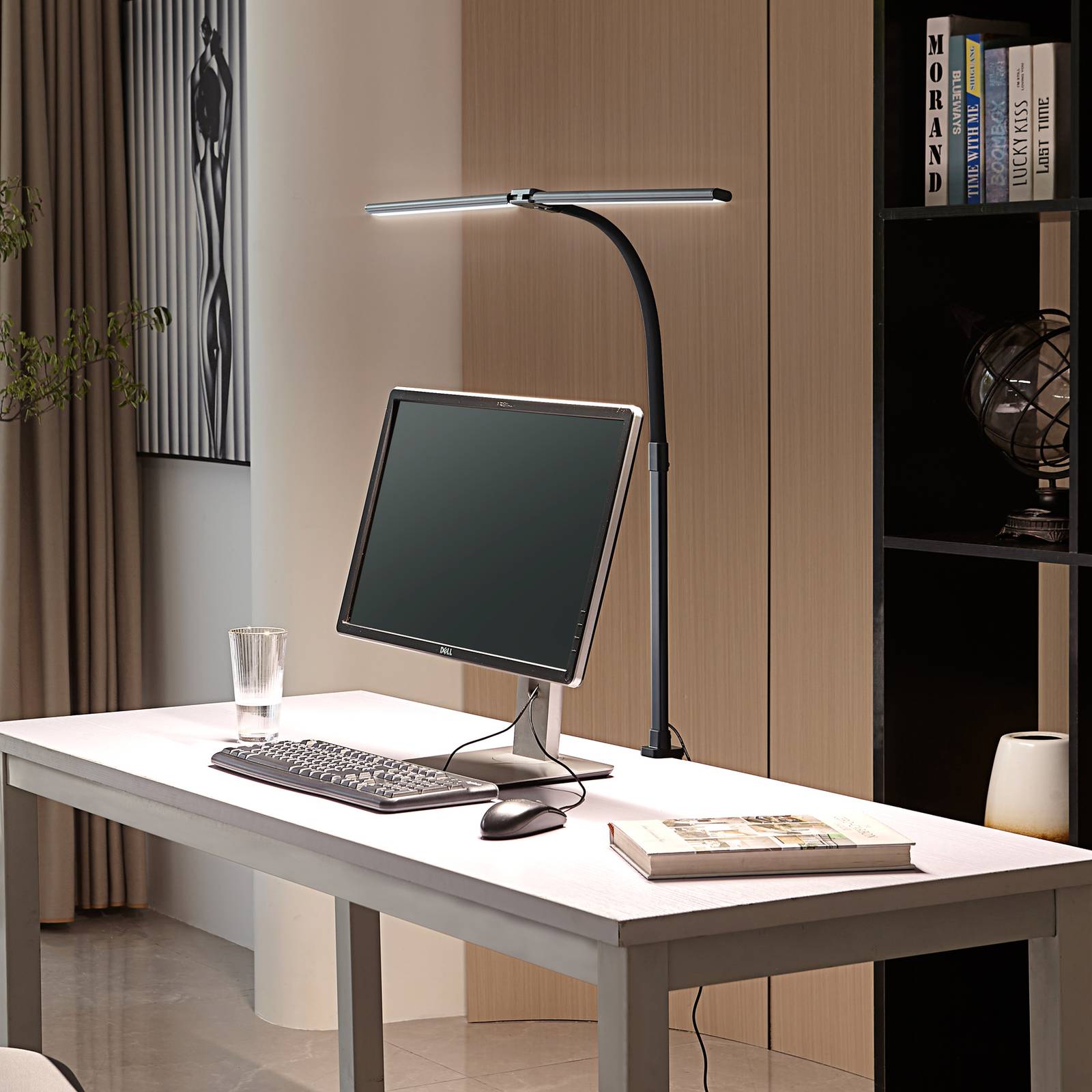 Lindby LED-Klemmlampe Nilay, Höhe 97,5 cm, CCT, Homeoffice Lindby LED-Klemmlampe Nilay, Höhe 97,5 cm, CCT, Homeoffice von LINDBY