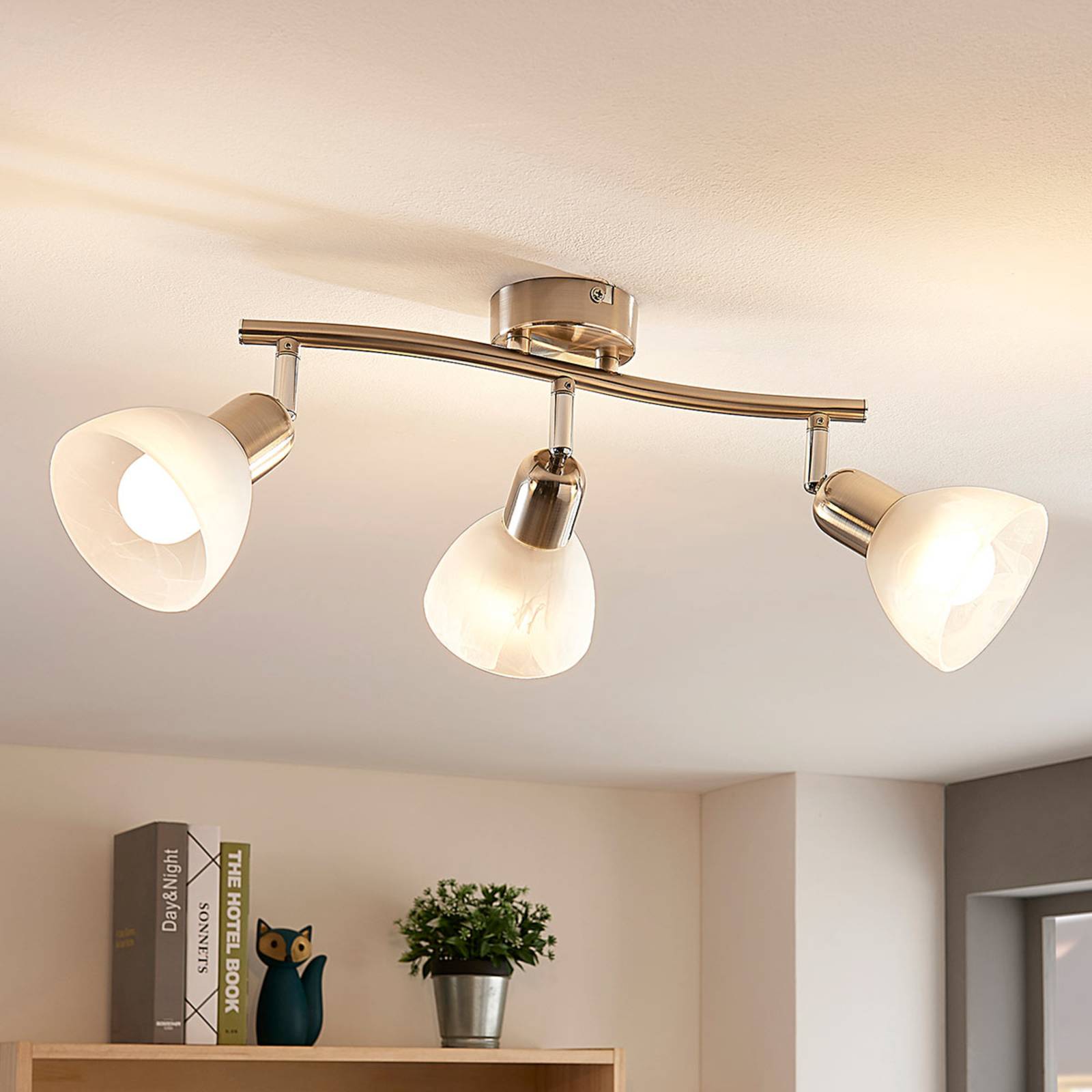 Lindby Paulina Deckenlampe, 3-fl., länglich Lindby Paulina Deckenlampe, 3-fl., länglich von LINDBY