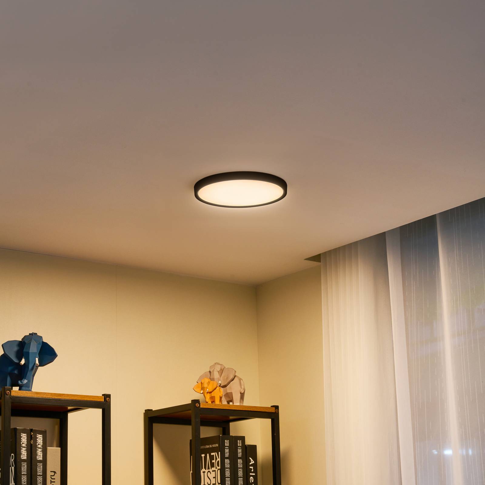 Lindby LED-Deckenleuchte Pravin, Ø 23 cm, 3.000 K, schwarz Lindby LED-Deckenleuchte Pravin, Ø 23 cm, 3.000 K, schwarz von LINDBY