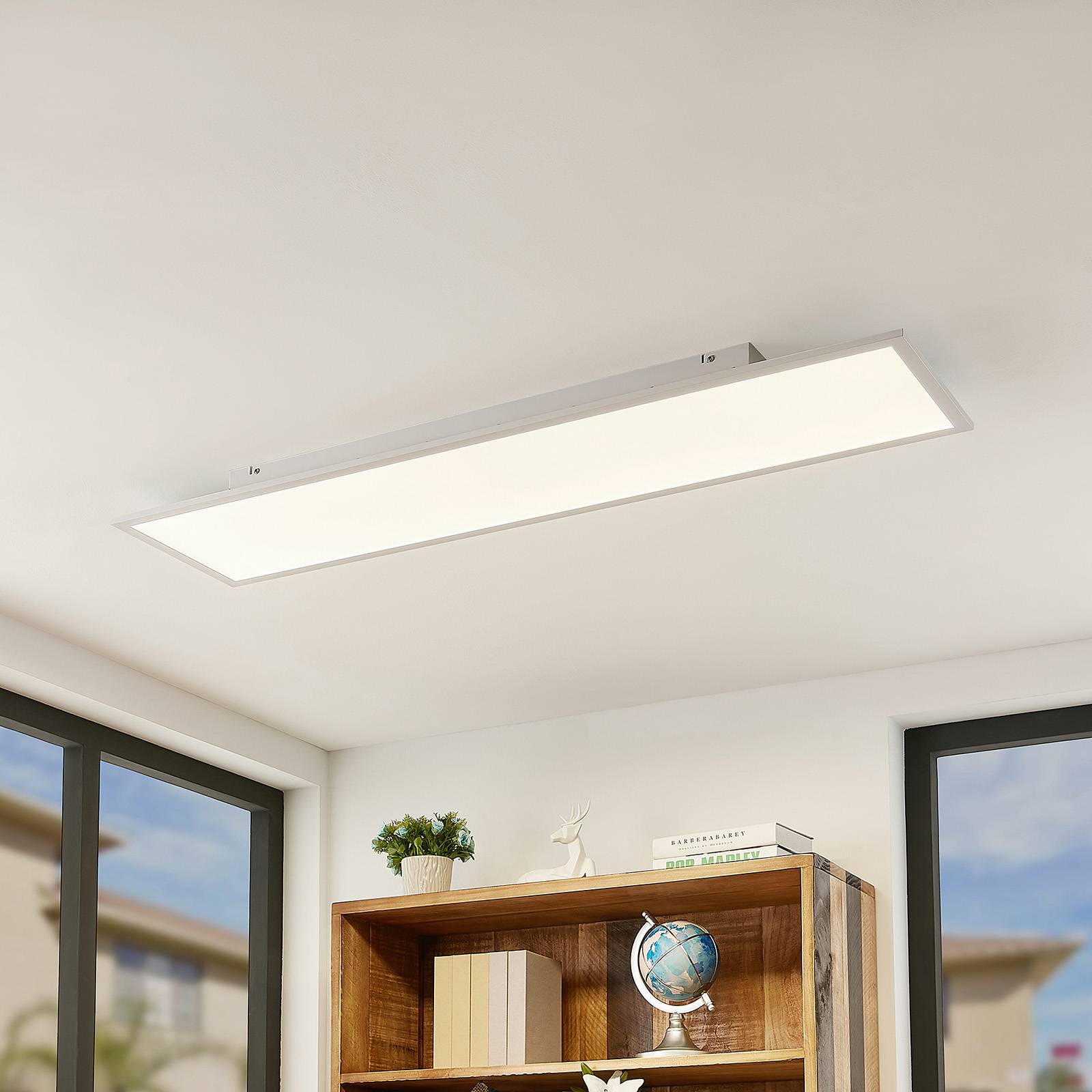 Lindby Quais LED-Panel 4.000K, 30x120 cm von LINDBY