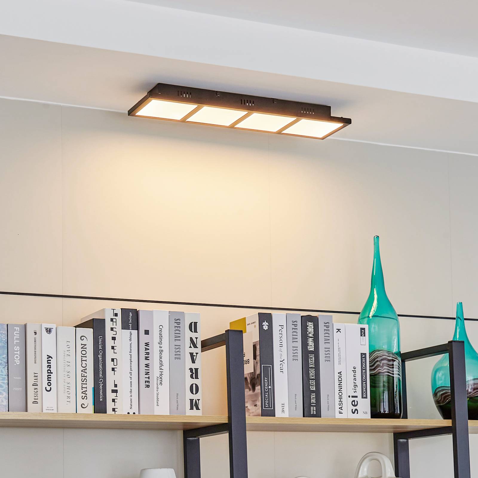 Lindby Raymie LED-Deckenleuchte Länge 56,6 cm RGBW von LINDBY