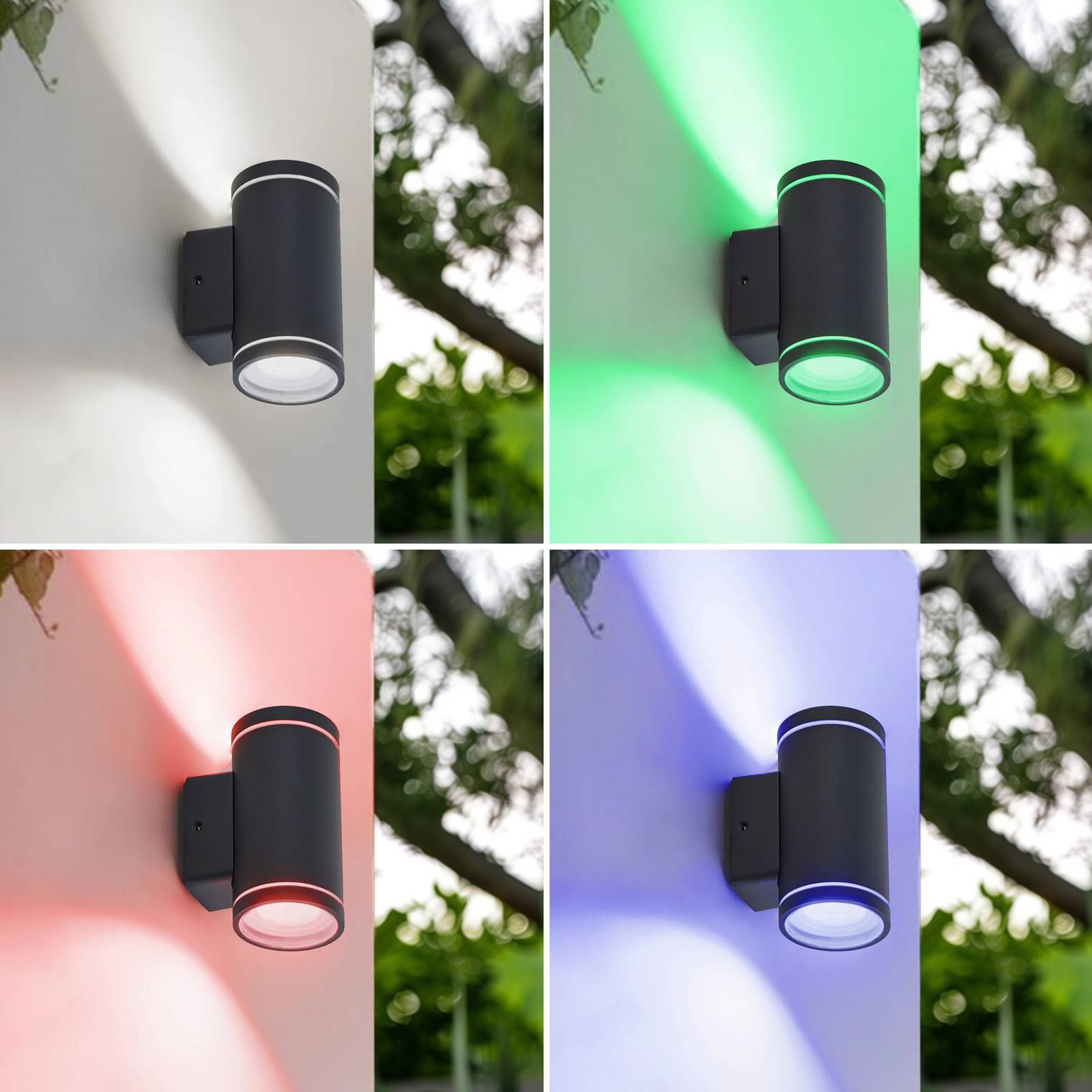 Lindby Smart LED-Außenwandleuchte Valtin CCT RGB Tuya IP54 Lindby Smart LED-Außenwandleuchte Valtin CCT RGB Tuya IP54 von LINDBY