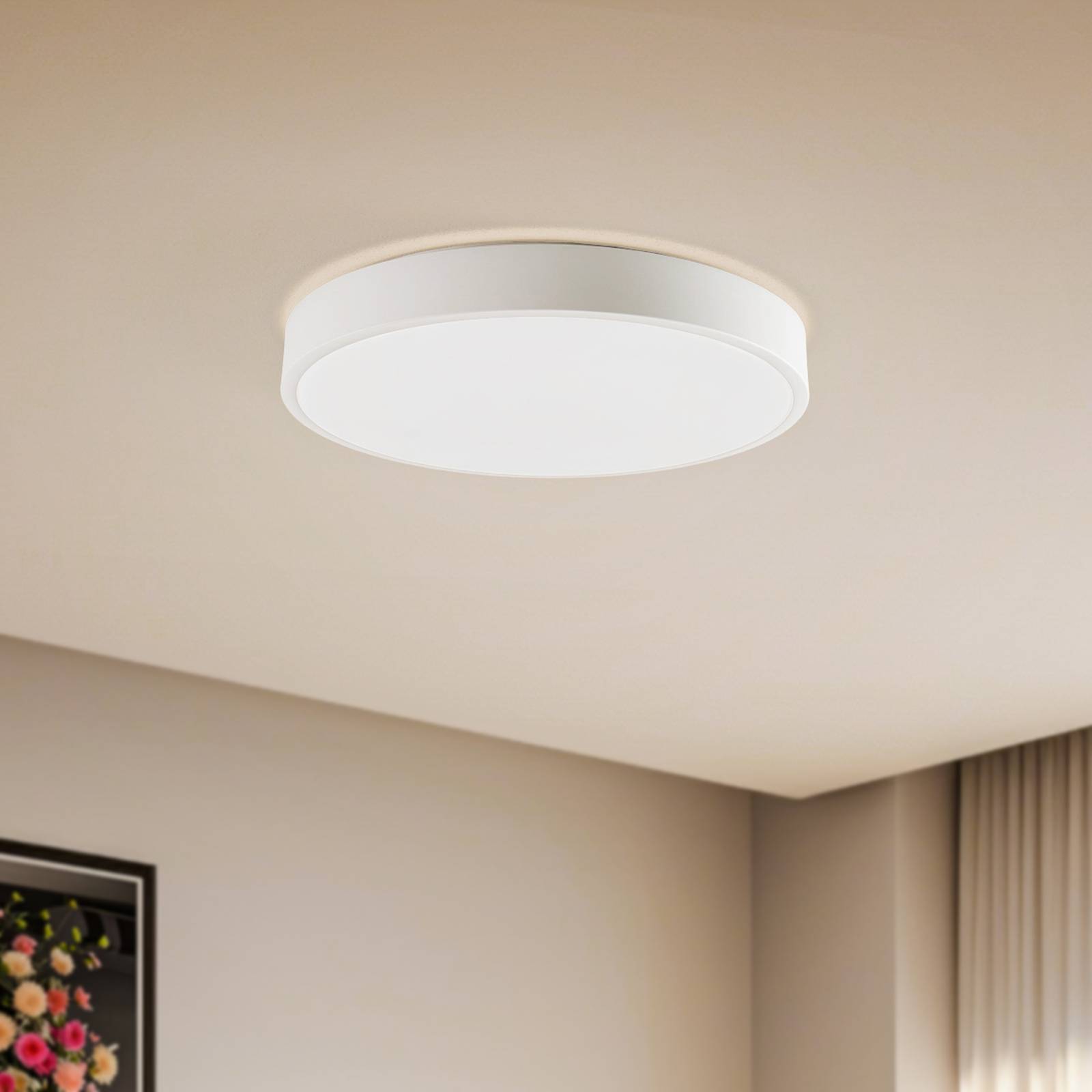 Lindby Smart LED-Deckenlampe Innes weiß Ø 38 cm RGB CCT Tuya Lindby Smart LED-Deckenlampe Innes weiß Ø 38 cm RGB CCT Tuya von LINDBY