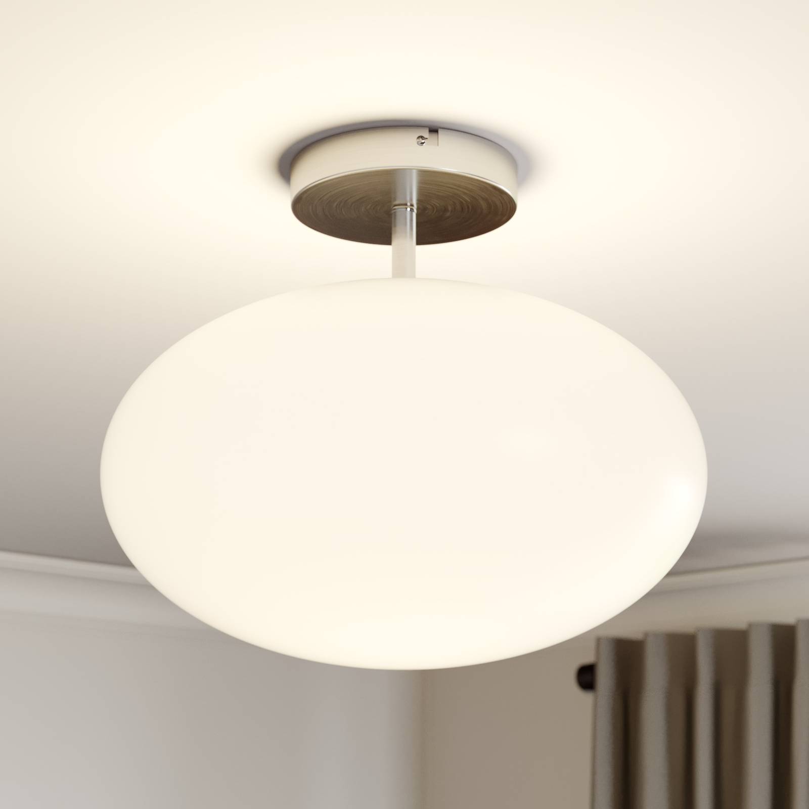 Lindby Deckenlampe Sonika, Ø 40 cm, nickelfarben, Glas, E27 Lindby Deckenlampe Sonika, Ø 40 cm, nickelfarben, Glas, E27 von LINDBY