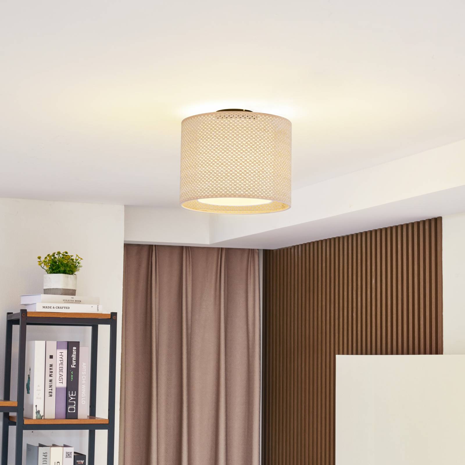 Lindby Deckenleuchte Soula, Ø 26 cm, beige, Kunststoff, E27 Lindby Deckenleuchte Soula, Ø 26 cm, beige, Kunststoff, E27 von LINDBY